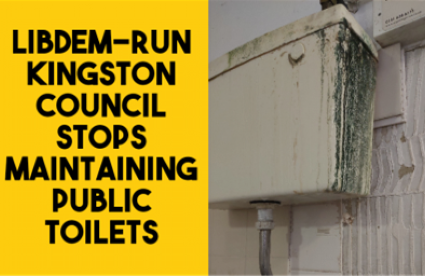 LibDem-run Kingston Council stops maintaining public toilets