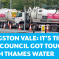 Kingston Vale roadworks caused by Thames Water