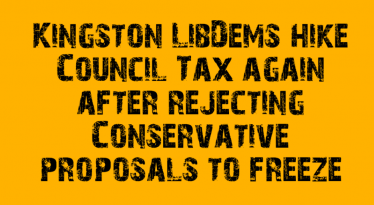 Anger at Kingston LibDems Council Tax hike