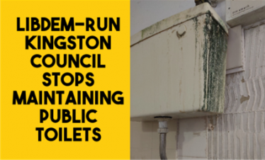 LibDem-run Kingston Council stops maintaining public toilets